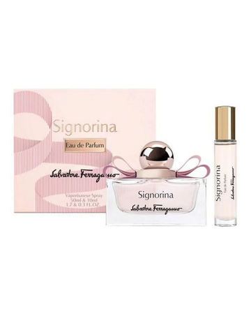 Salvatore Ferragamo Signorina 1.7 Eau de Parfum & 0.33 Oz Travel Set